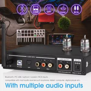 Vakumsko Predpojačalo DAC ESS9028Q2M USB OPT COAX Bluetooth
