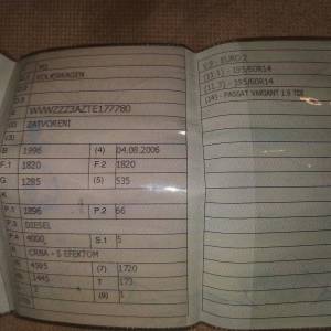 VW Passat 1.9 TDI, 66 kW, 1996. - crna, odjavljen, u voznom stanju