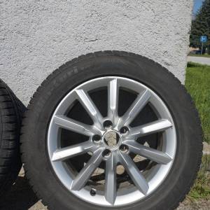 Alu felge, original Audi, 17'', rupe 5x112, 4 kom., sa gumama