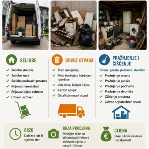 Odvoz glomaznog otpada i šute