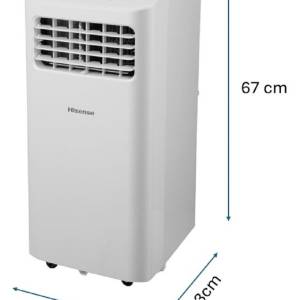 Prijenosna klima Hisense VAPC09 – 9000 BTU (2,5 kW) Radi Bez Ugradnje!