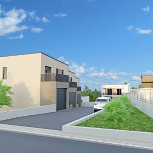 Projekt Perjavica - Stanovi s vrtom / Kuće u nizu