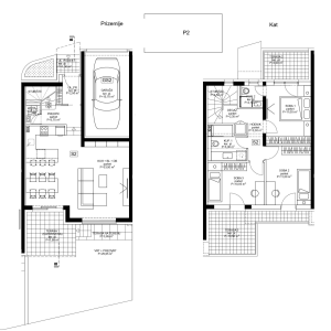 Projekt Perjavica - Stanovi s vrtom / Kuće u nizu