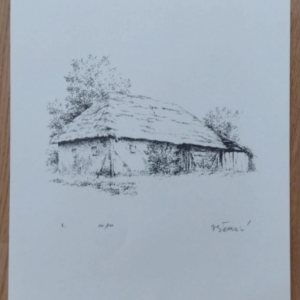 Slike original grafikaaZdravka Šabarića, izrađenu 1983. godine