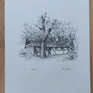 Slike original grafikaaZdravka Šabarića, izrađenu 1983. godine