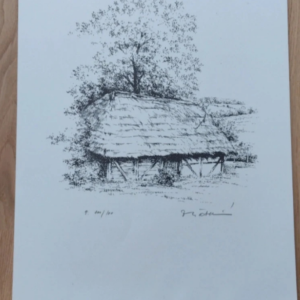 Slike original grafikaaZdravka Šabarića, izrađenu 1983. godine