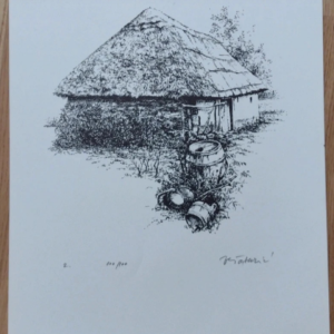 Slike original grafikaaZdravka Šabarića, izrađenu 1983. godine