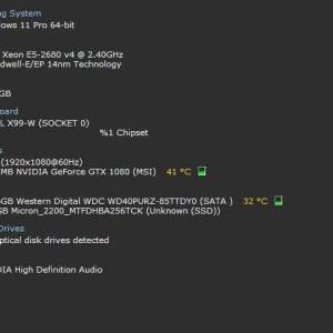 Xeon E5-2680 v4 14/28, GTX 1080 8gb GDDR5X, 16gb DDR4, m.2 256gb