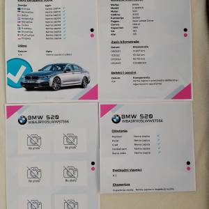 BMW 5 G30 2.0i 2020.g.