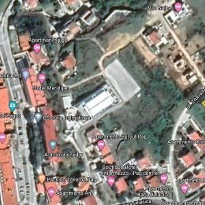 Građevinsko zemljište, Pag, 877 m² s pogledom na more