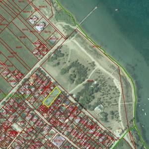 Građevinsko zemljište Sabunike, neposredno uz more pov. 1.091 m²