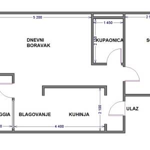 Stan: Novi Zagreb-Zapad - Savski gaj, dvosoban 46.20 m²
