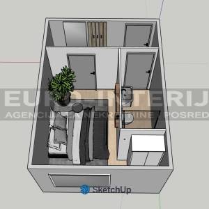 Zagreb, Borongaj, Vidrićeva ulica, jednosoban stan 35 m²