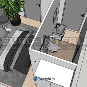 Zagreb, Borongaj, Vidrićeva ulica, jednosoban stan 35 m²