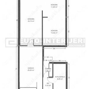 Zagreb - Lašćina, stan na 2. katu 107 m² - Bez provizije!
