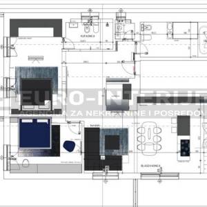Zagreb, Srebrnjak, luksuzan trosoban stan 152 m2, balkon, terasa