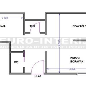 Zagreb - Trnje, renoviran jednosoban stan 29,86 m², BEZ PROVIZIJE!