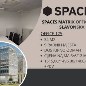 ZAKUP UREDA - ZAGREB, Matrix Office Park na Slavonskoj aveniji