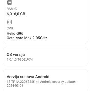 REDMI NOTE 11 PRO,6+6/128GB DOSLOVNO KAO NOV