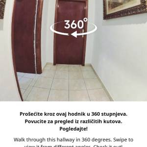 RIJEKA-CENTAR-36,8 m²,Adaptiran 2-soban stan,visoko prizemlje