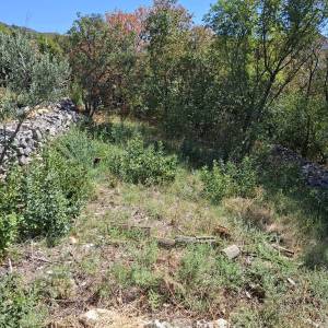 Građevinsko zemljište Dramalj, 696m2, pogled na more - kuća 2 stana