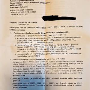 GRAĐEVINSKO ZEMLJIŠTE DRAMALJ  POGLED NA MORE-ZGRADA 4 STANA