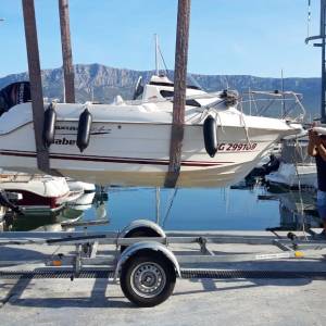 Quicksilver 420 flamingo sa trailerom