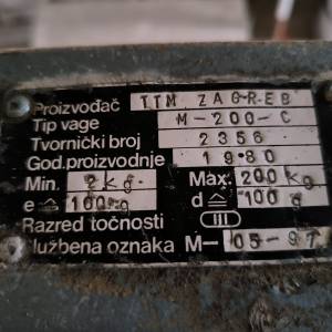 Stočna vaga do 200 kg.